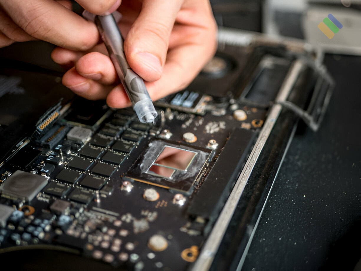 Khác biệt trước và sau khi vệ sinh laptop tại Cửa hàng vệ sinh laptop Quận 4 Dolozi Store