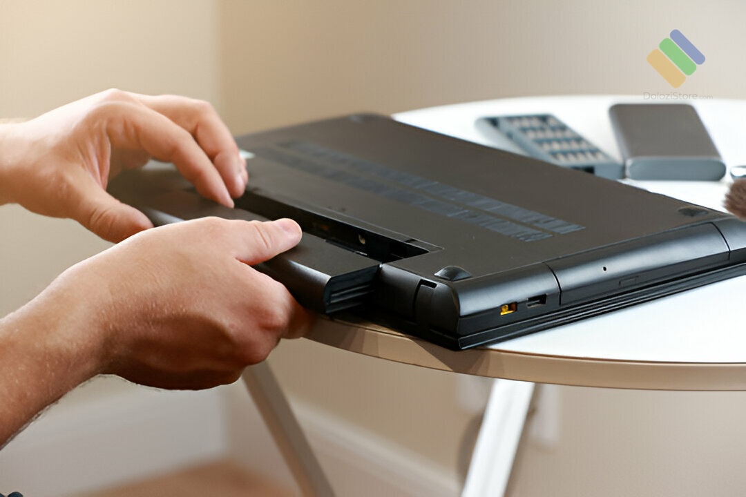 Hình ảnh minh họa pin laptop bị chai phồng