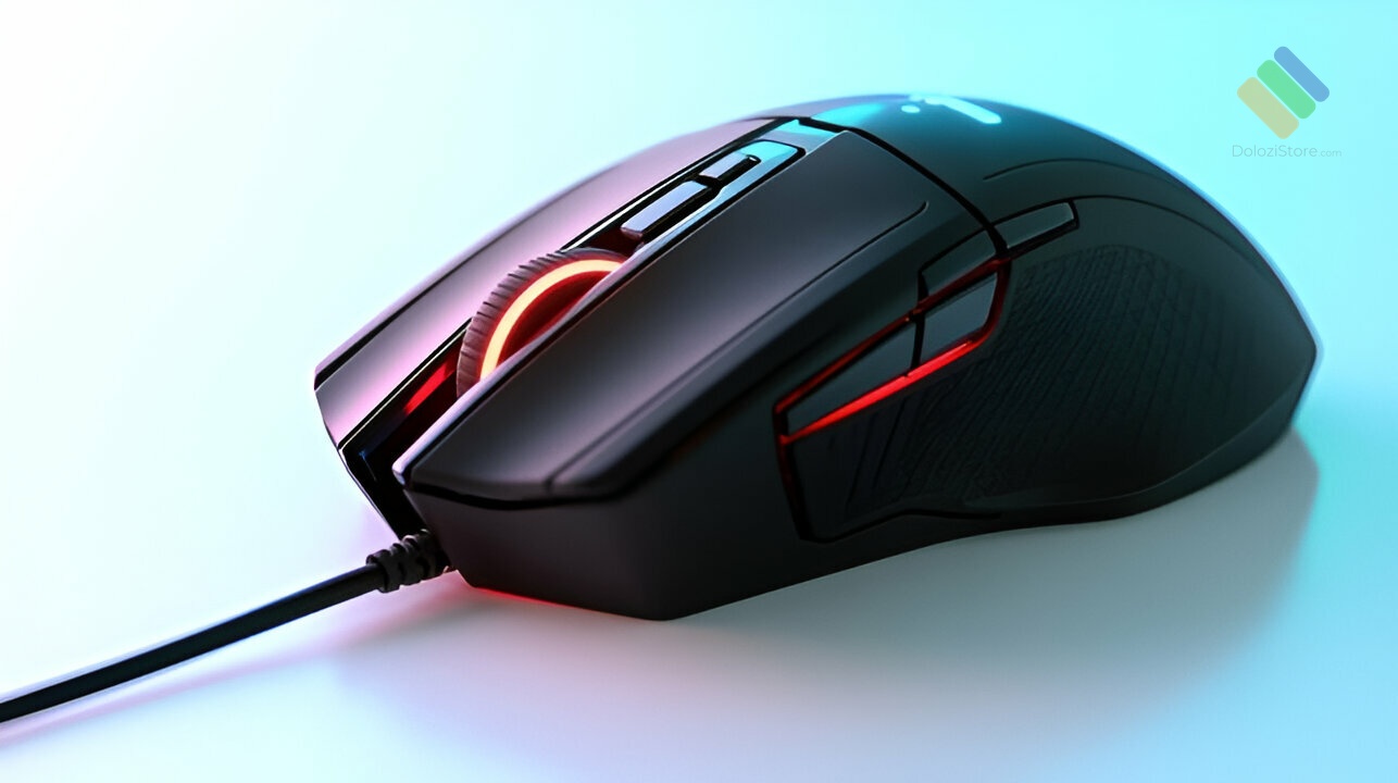 Kỹ thuật viên Dolozi Store đang sửa chữa chuột gaming cho khách hàng tại Cửa hàng sửa chuột gaming Bình Thạnh