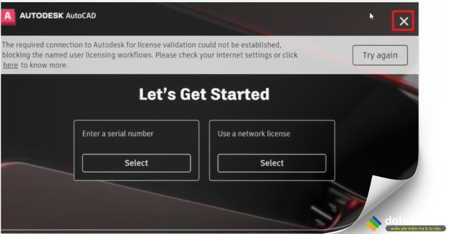 Tắt không mở ứng dụng Autodesk autocad 2024