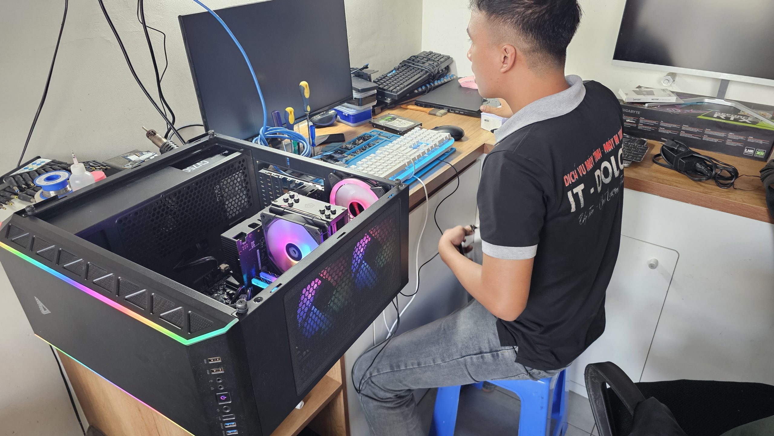Nâng cấp máy tính chuyên nghiệp tại Dolozi Store