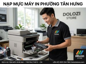 Nạp Mực Máy In Phường Tân Hưng Uy Tín, Giá Rẻ – Siêu Tốc 15 Phút Có Mặt