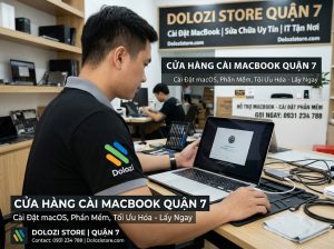 Cửa Hàng Cài Macbook Quận 7 Uy Tín, Lấy Liền Giá Rẻ