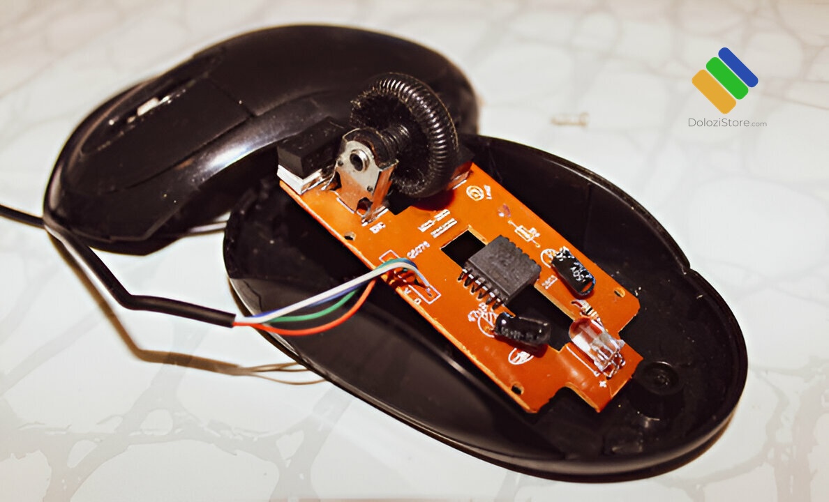 Vệ sinh và thay encoder con lăn chuột