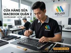 Cửa Hàng Sửa Macbook Quận 2 Uy Tín, Lấy Ngay | Dolozi