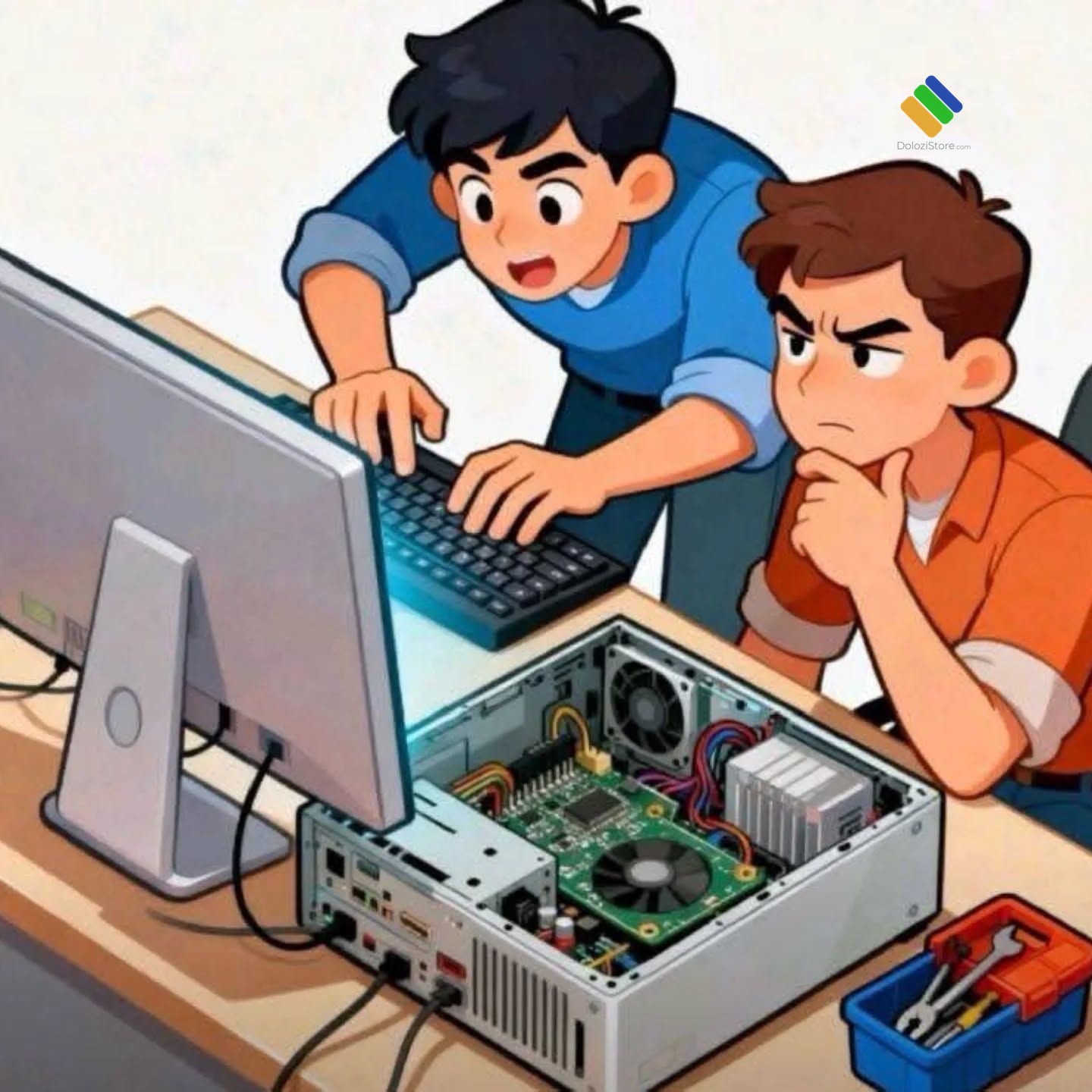 Quy trình sửa chữa máy tính minh bạch