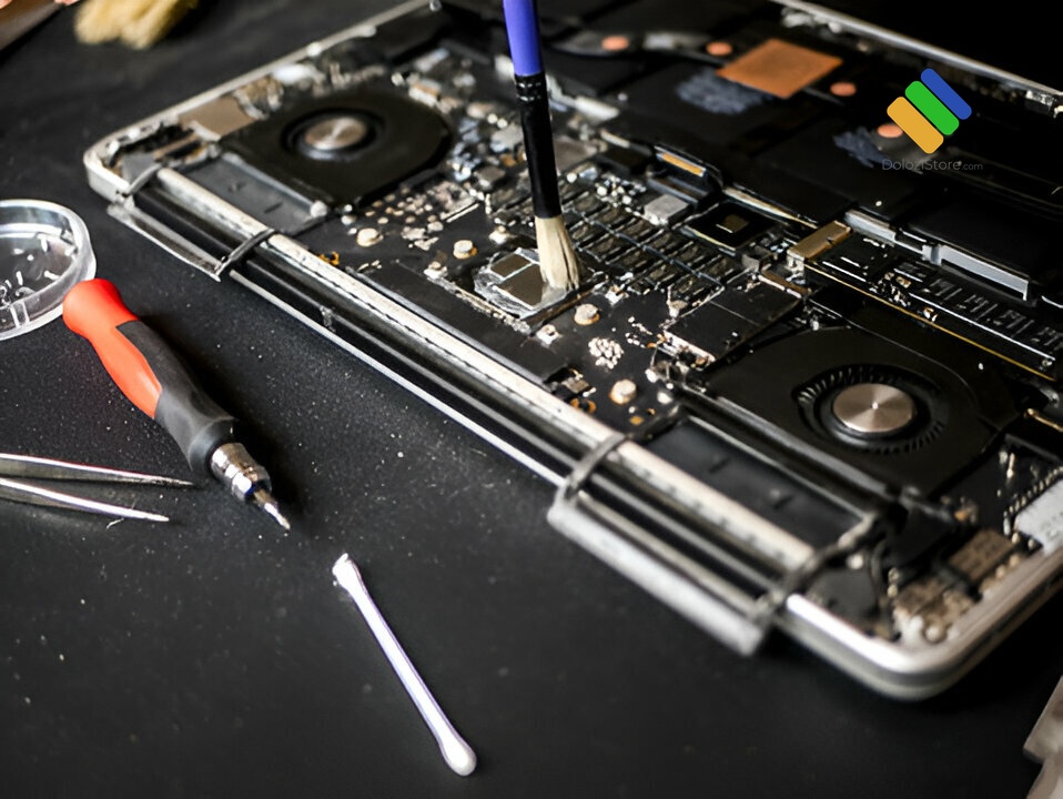 Dolozi Store - Kỹ thuật viên tra keo tản nhiệt mới cho CPU máy tính bàn
