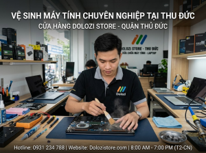 Cửa Hàng Vệ Sinh Máy Tính Quận Thủ Đức Uy Tín, Lấy Liền 30 Phút