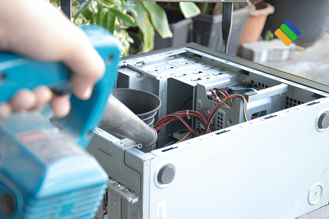 Thao tác tra keo tản nhiệt Arctic MX-4 lên bề mặt chip xử lý
